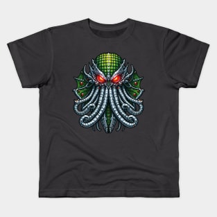 Biomech Cthulhu Overlord S01 D55 Kids T-Shirt